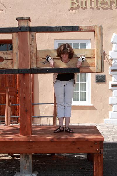 bermuda0063.JPG - Pillories on the King's Square in St. George
