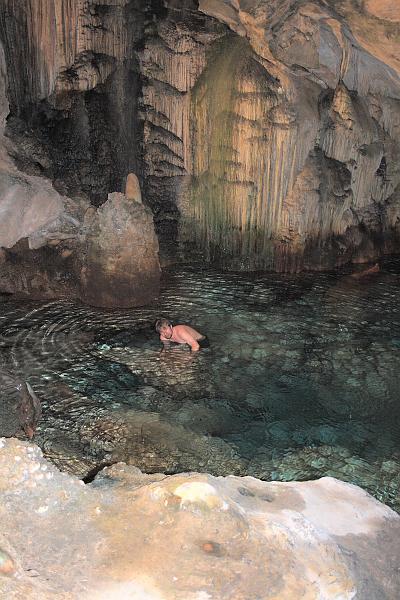 bermuda0164.JPG - Underground Lake in the cave at Grotto Bay Beach Resort