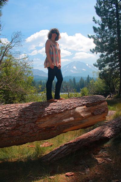 cal3949.JPG - Lassen National ParkManzanita Lake in the Lassen National Park