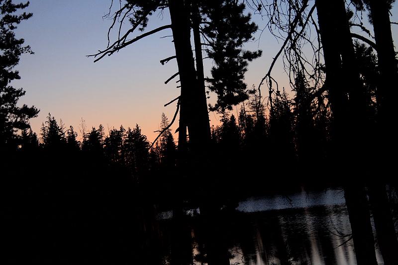 cal3961.JPG - sunset in the Lassen National Park