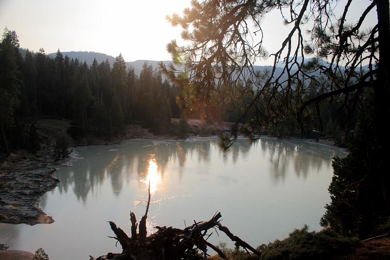 cal3983.JPG - Boiling Springs Lake in the Lassen National Park
