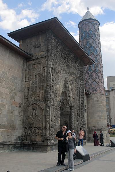 turkey0092.JPG - Facade of Yakutiye Medrese in Erzurum
