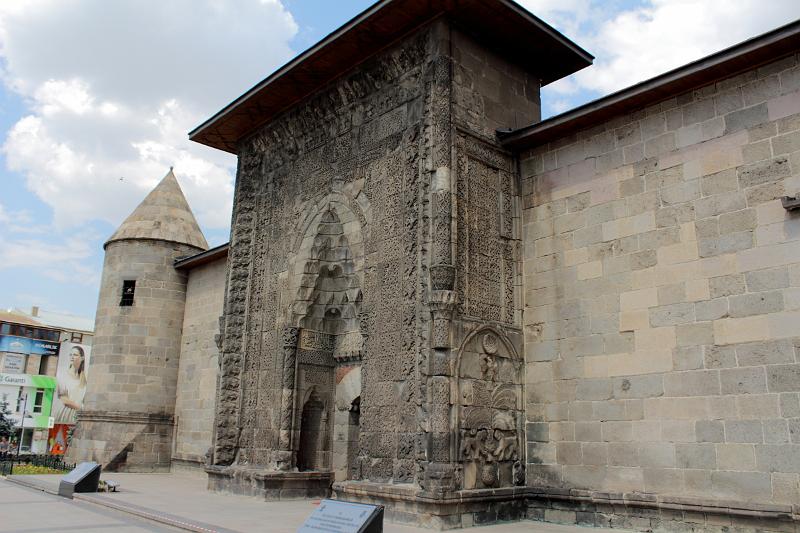 turkey0333.JPG - Facade of Yakutiye Medrese in Erzurum