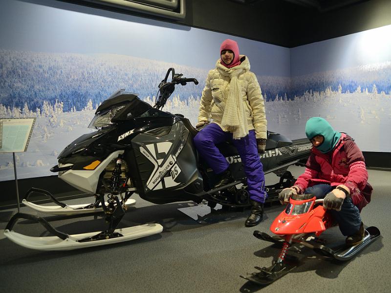 Finland0129.jpg - Snowmobile Museum in the Santa Claus Village