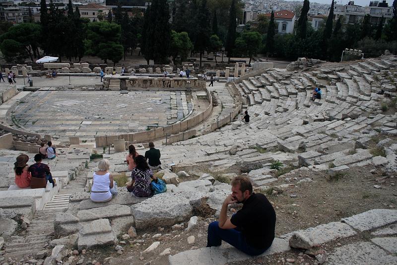 greece0069.JPG - The remains of the Theatre of Dionysos