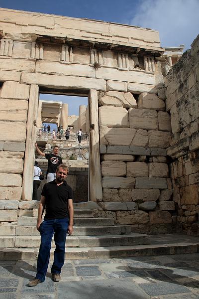 greece0085.JPG - The Beule Gate to Acropolis