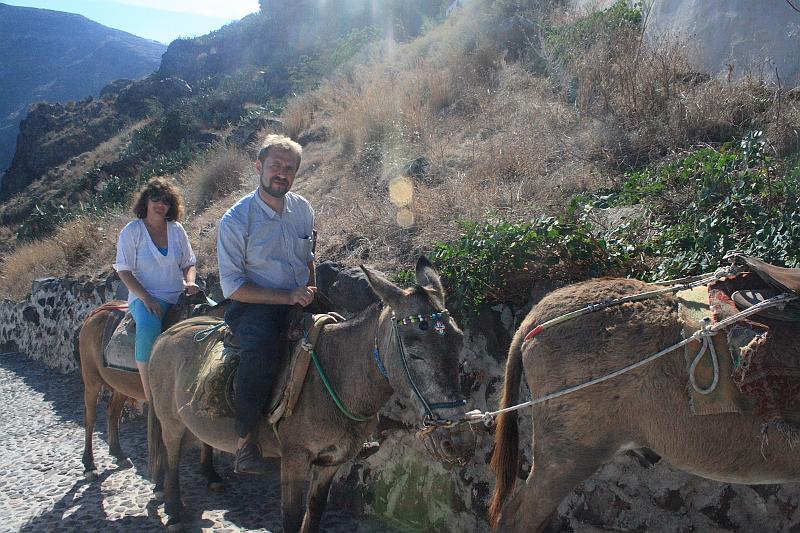 greece0338.JPG - Donkeys riding to the village of Manolas at Thirassia