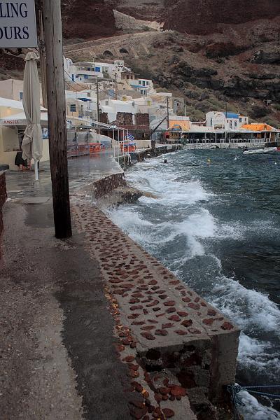 greece0524.JPG - Storm in Ammoudi port