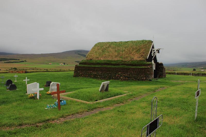 iceland486.JPG -  Saurbaejarkirkja - a little turf church located 15 min from Akureyri