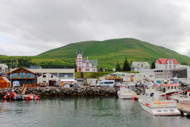 iceland502.JPG - Harbour of Husavik, a fishing village in Northern Iceland