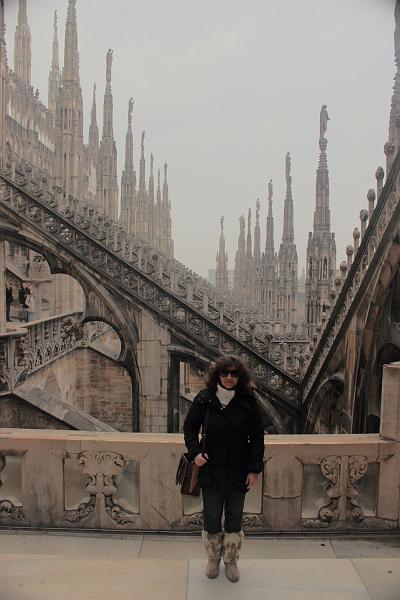 italy0034.JPG - On the Roof of the Duomo di Milano