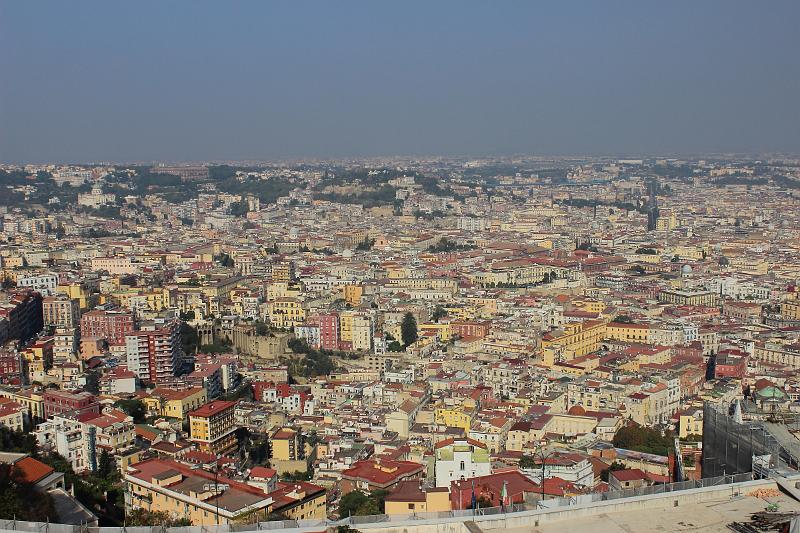 italy0505.JPG - View on Naples from the Castle of Sant'Elmo