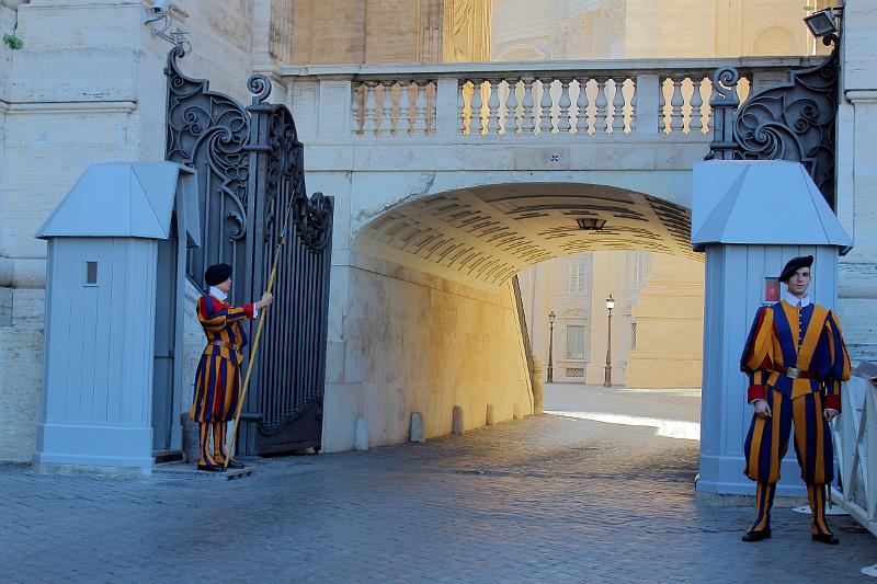 italy0411.JPG - Swiss Guards; Vatican City