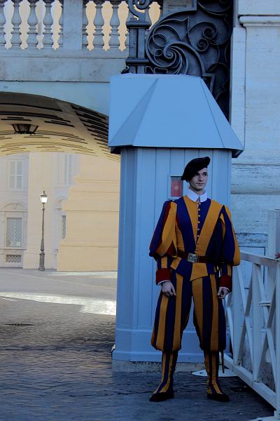 italy0412.JPG - Swiss Guards; Vatican City