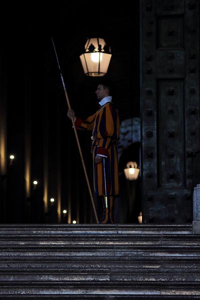 italy0414.JPG - Vatican CitySwiss Guards; Vatican City