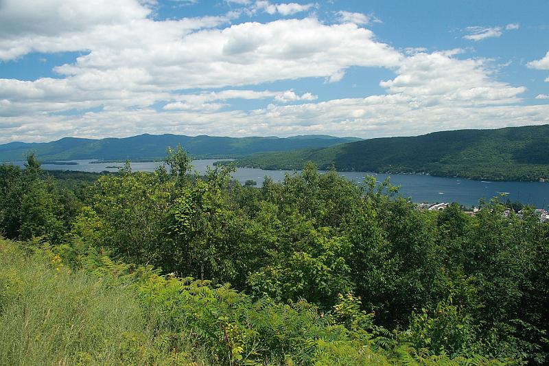 geor3678.JPG - View on Lake George from Prospect Mountain Veterans Memorial