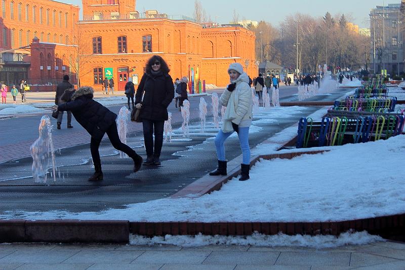 poland162.JPG - A square in front of Manufaktura
