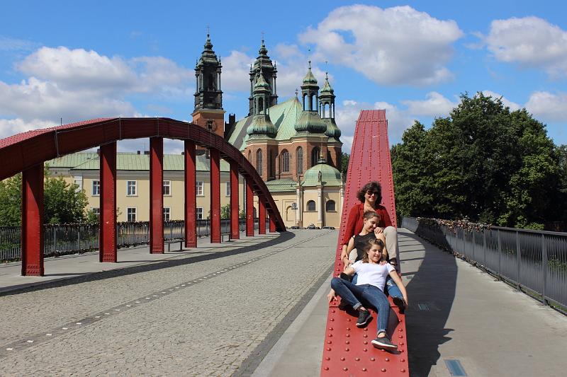 poland022.JPG - Most Biskupa Jordana in Poznan leading to Ostrow Tumski