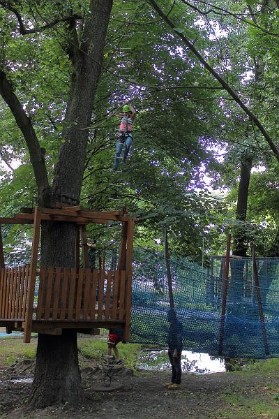 poland100.JPG - Rope Adventure in the Amusement Park