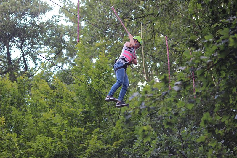 poland104.JPG - Rope Adventure in the Amusement Park