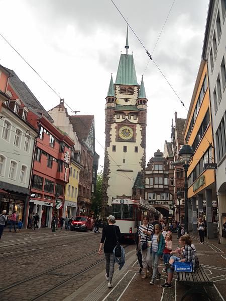 schwarz037.jpg - Old gate of Freiburg - Martinstor