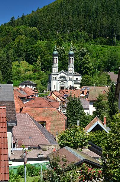 schwarz452.jpg - View on Todtnau from the Rodelbahn Hasenhorn coaster