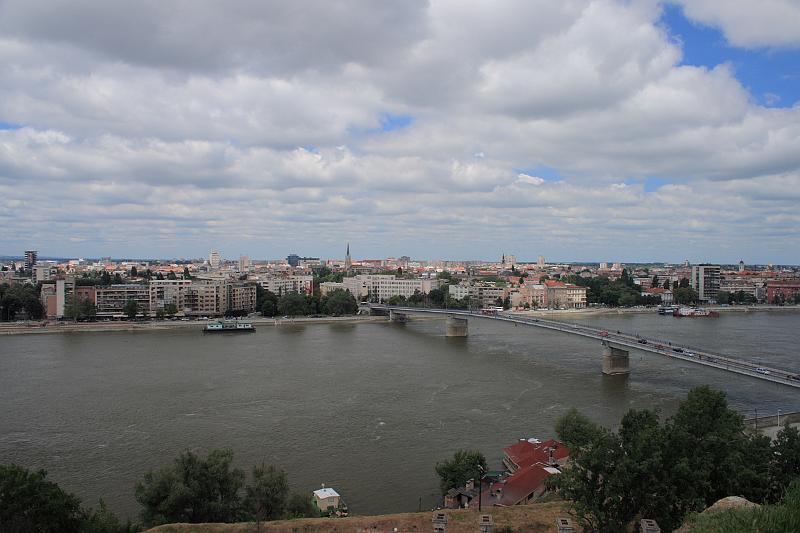 serbia8663.JPG - View on Dunaj and Novi Sad from Petrovaradin