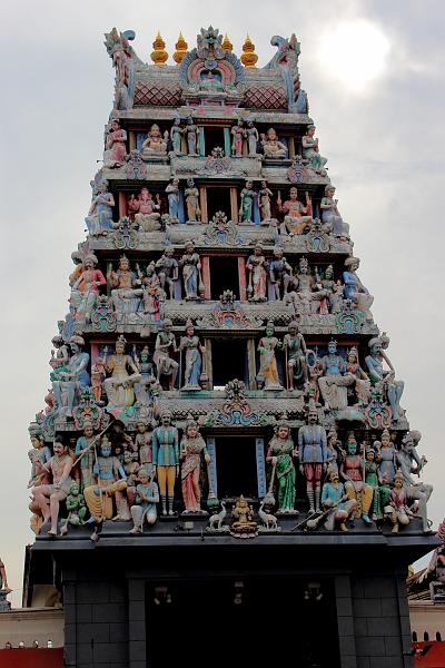 singapore159.JPG - Doorway of Sri Mariamman Hindu Temple in the Chinatown