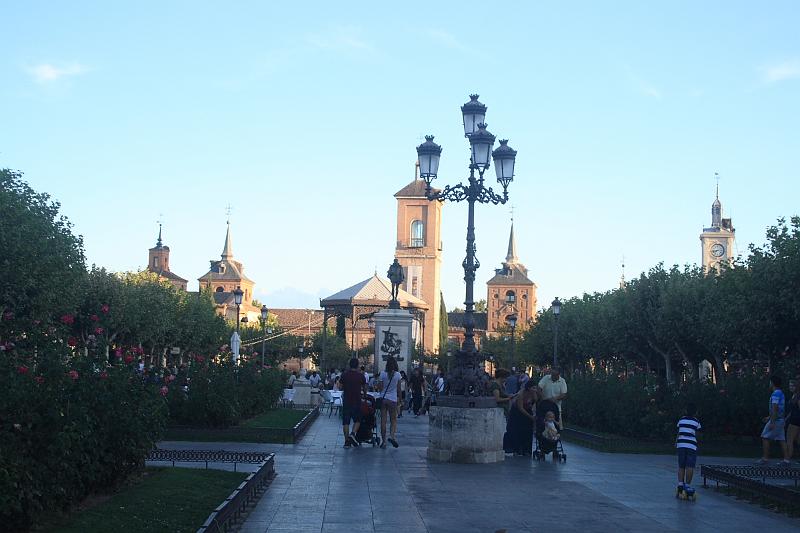 spain0098.JPG - Plaza de Cervantes - the main square in Alcala de Henares