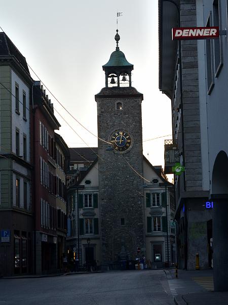 switz145.jpg - Old Clock Tower in Vevey