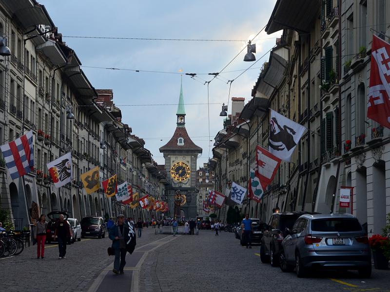 switz253.jpg - The eastern half of the Kramgasse, looking toward the Clock Tower, Bern